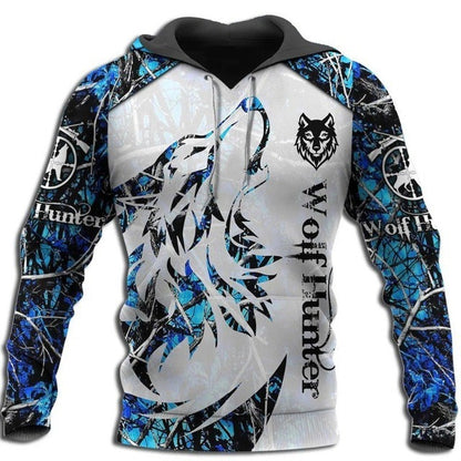 3D Graphics Pullover Zipper Hoodie