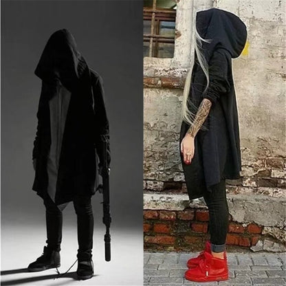 Mid-length Hoodie Cape Cloak