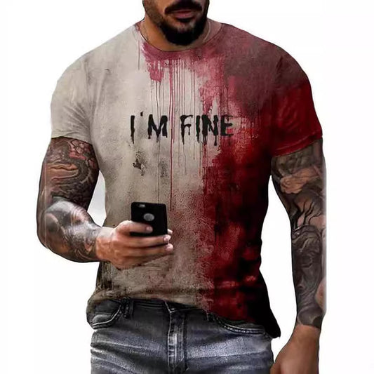 "I AM FINE" Art Blooded T-Shirt